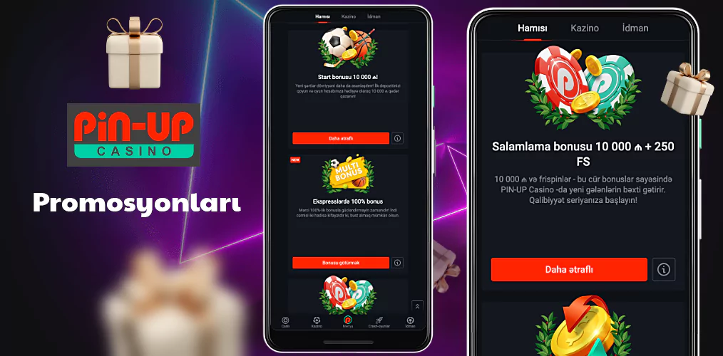Active Pin Up Azerbaijan promosyonları haqqında məlumat