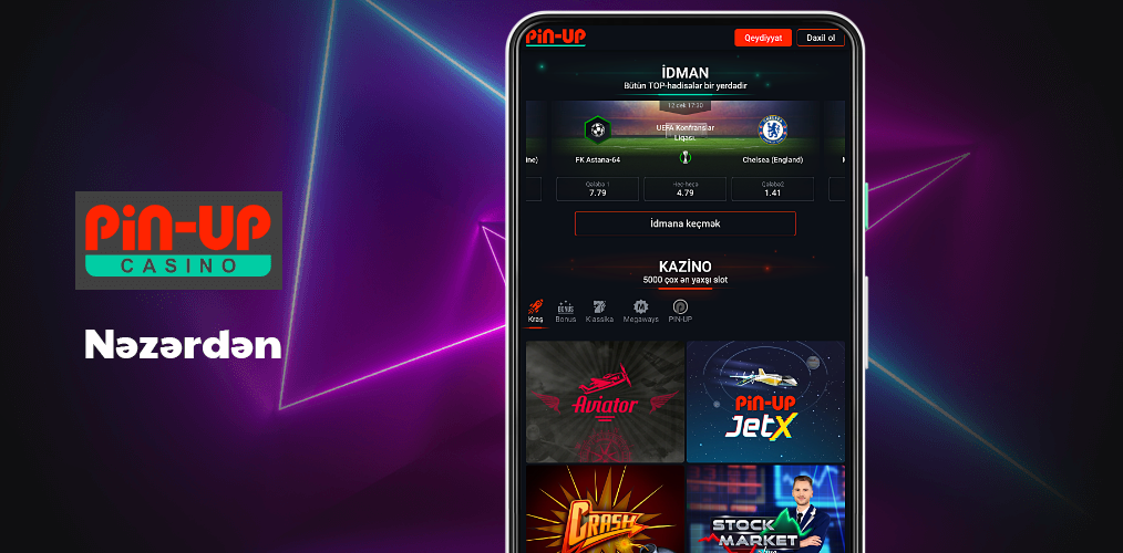 Pin Up tətbiqinin nəzərdən keçirilməsi