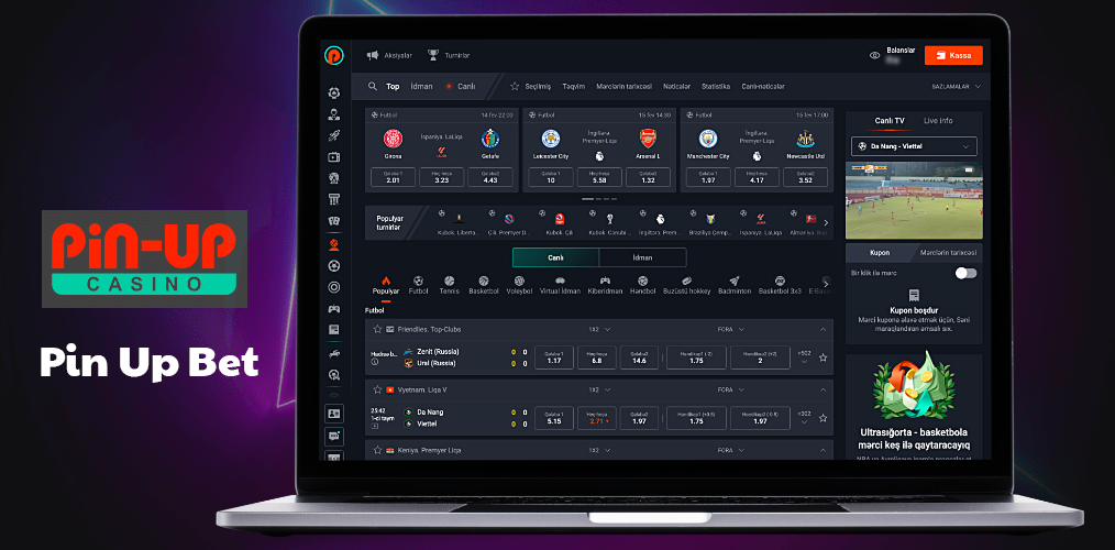 Pin Up Bet Onlayn İdman Bahisləri haqqında məlumat